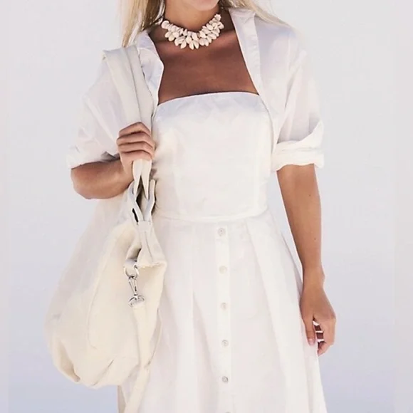 Free People Isley Midi (EUC; White; XL) - Picture 14 of 15